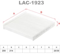 Фильтр салонный LYNXauto LAC-1923
