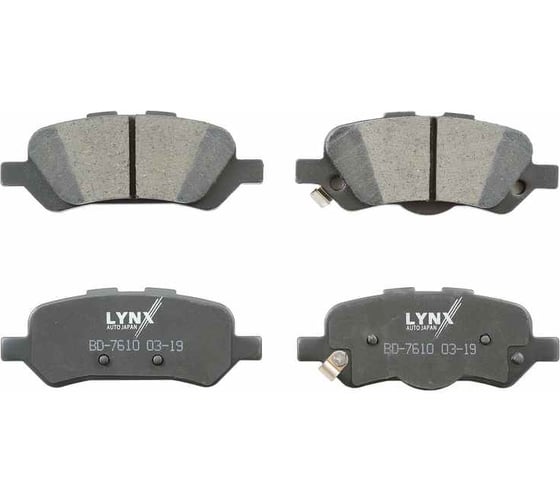 Колодки тормозные задние LYNXauto BD-7610 1