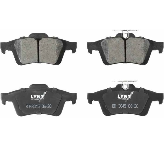 Колодки тормозные задние LYNXauto BD-3045