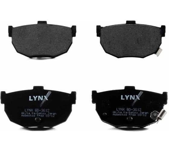Колодки тормозные задние LYNXauto BD-3612 1