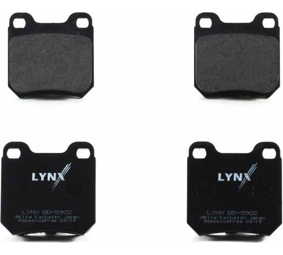 Колодки тормозные задние LYNXauto BD-5902