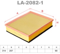 Фильтр воздушный LYNXauto LA-2082-1