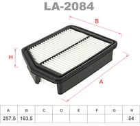 Фильтр воздушный LYNXauto LA-2084