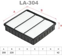Фильтр воздушный LYNXauto LA-304