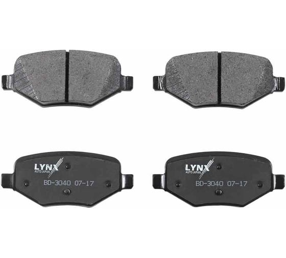 Колодки тормозные задние LYNXauto BD-3040 1