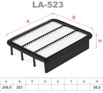 Фильтр воздушный LYNXauto LA-523