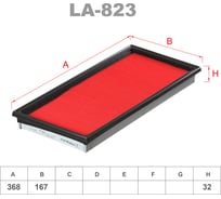 Фильтр воздушный LYNXauto LA-823