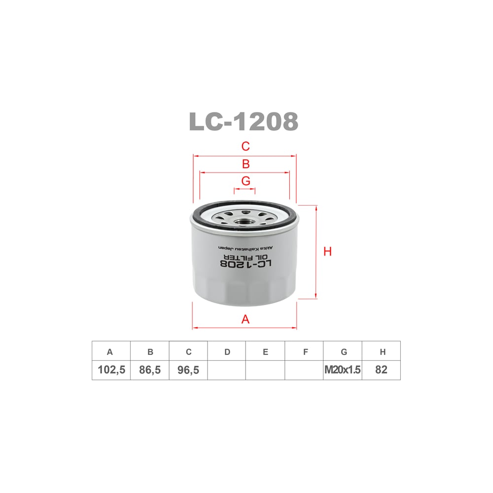 Фильтр масляный LYNXauto LC-1208 - выгодная цена, отзывы ...
