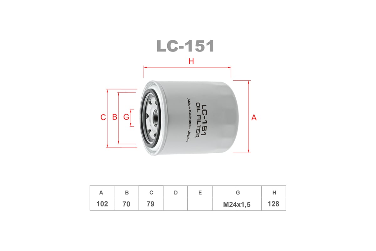Фильтр масляный LYNXauto LC-151 - выгодная цена, отзывы, характеристики ...