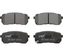 Колодки тормозные задние LYNXauto BD-3639