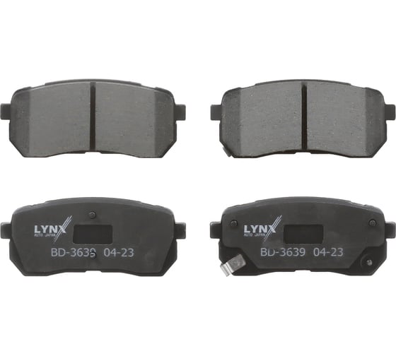 Колодки тормозные задние LYNXauto BD-3639 1