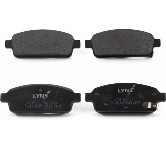 Колодки тормозные задние LYNXauto BD-1811 1