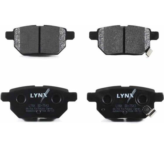 Колодки тормозные задние LYNXauto BD-7543