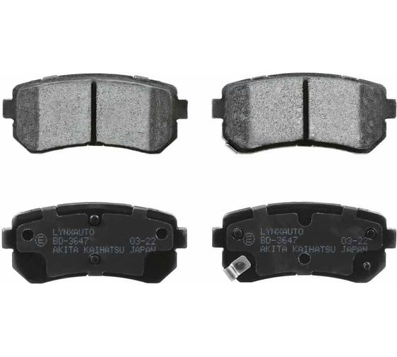Колодки тормозные задние LYNXauto BD-3647 1