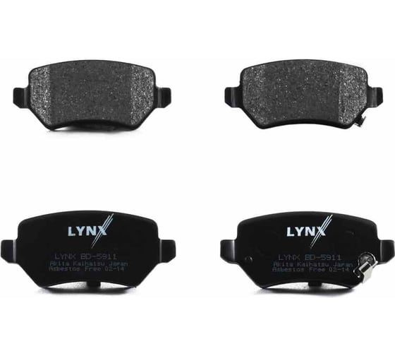 Колодки тормозные задние LYNXauto BD-5911 1