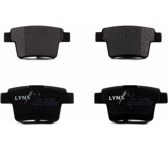 Колодки тормозные задние LYNXauto BD-3008