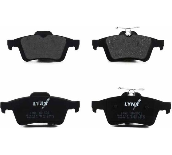 Колодки тормозные задние LYNXauto BD-5901 1
