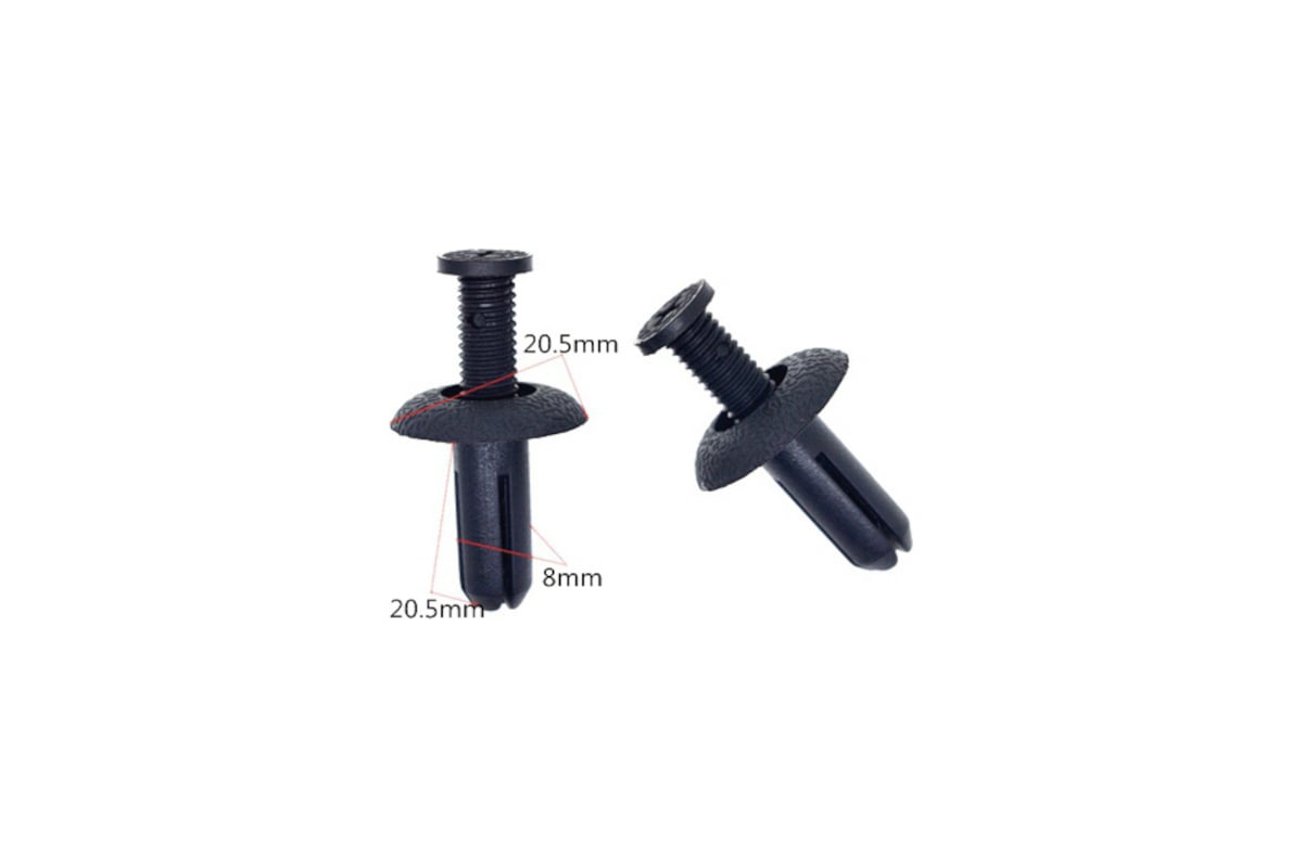 Клипса крепежная 10 шт для а/м Honda бампера 90505-SL0-003, 90467-08155 ...