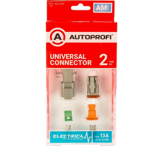 Универсальный коннектор AUTOPROFI ELECTRICA AM серии 2PK