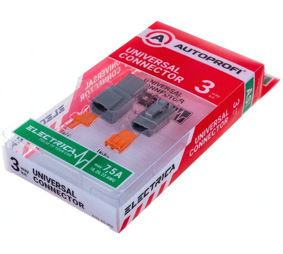Универсальный коннектор AUTOPROFI ELECTRICA серии AS 3PK