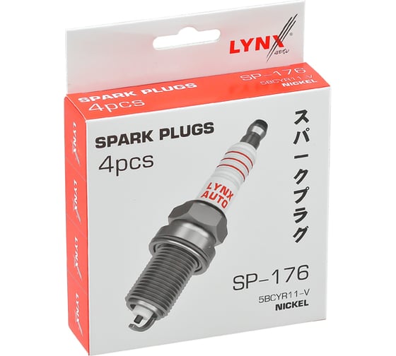 Свеча зажигания 5bcyr11-v никель LYNXauto SP-176