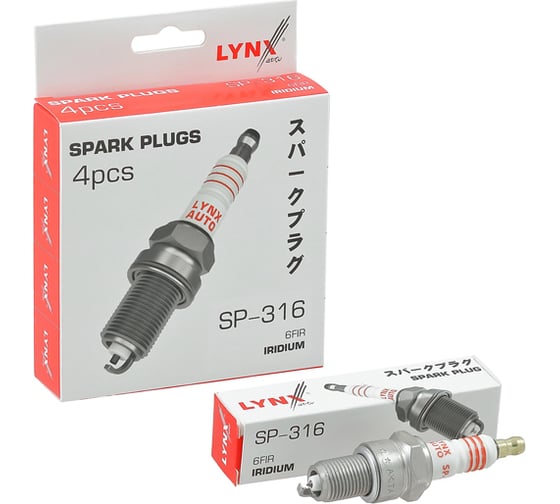 Свеча зажигания 6fir иридиум LYNXauto SP-316
