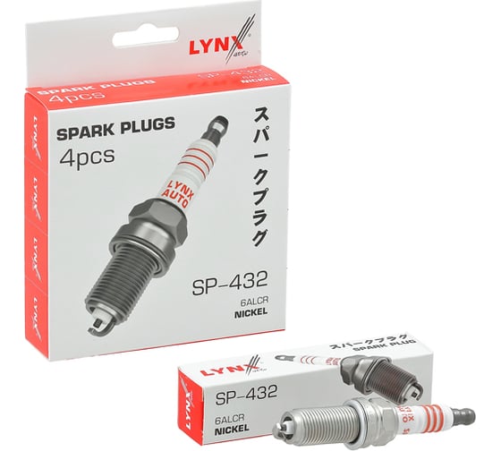 Свеча зажигания 6alcr никель LYNXauto SP-432