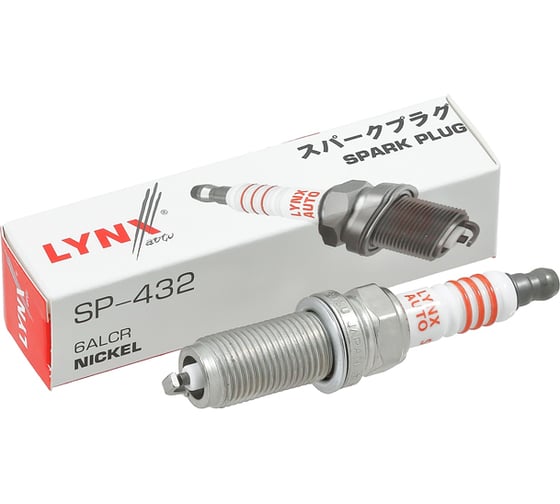 Свеча зажигания 6alcr никель LYNXauto SP-432