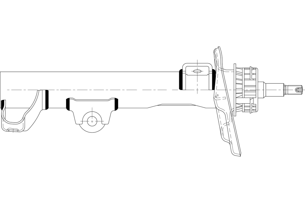 Амортизатор (стойка) передний для автомобиля Mercedes C (W204) (07-)  TRIALLI AG 15062 - выгодная цена, отзывы, характеристики, фото - купить в  Москве и РФ