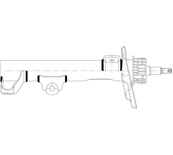 Амортизатор (стойка) передний для автомобиля Mercedes C (W204) (07-) TRIALLI AG 15062