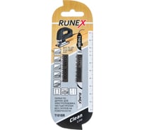 Пилки 100x75 мм, чистый распил, обратный зуб, Т101BR, 2 шт. Runex 555114-2