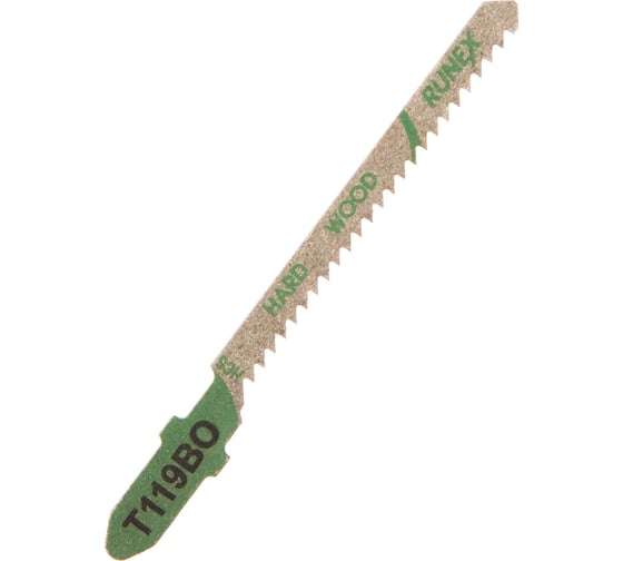 Пилки по дереву и пластику T119BO (75x50 мм; 5 шт.) Runex 555109