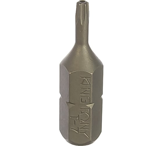 Бита 1/4", TORX с отверстием, T7, 25 мм KING TONY 102507U 1