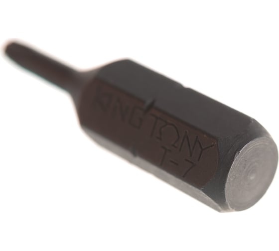 Бита 1/4", TORX с отверстием, T7, 25 мм KING TONY 102507U