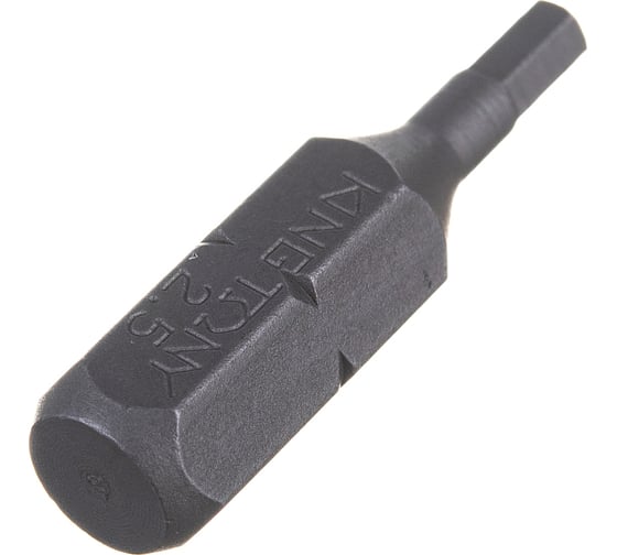Вставка бита торцевая 1/4", HEX, 2,5 мм, L=25 мм KING TONY 102525H