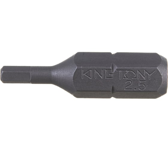 Вставка бита торцевая 1/4", HEX, 2,5 мм, L=25 мм KING TONY 102525H