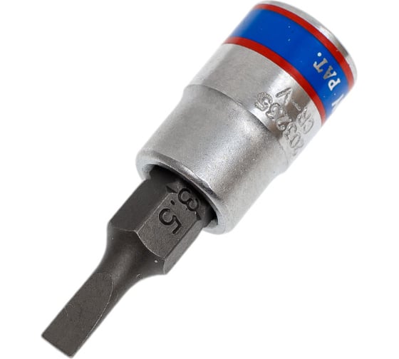 Головка-бита торцевая, 1/4", Slotted, 3,5х1,2 мм, L=37 мм KING TONY 203235 1