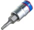 Головка-бита торцевая 1/4", TORX с отверстием, T10Н, L=37 мм KING TONY 203710 3