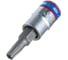 Головка-бита торцевая 1/4", TORX с отверстием, T25Н, L=37 мм KING TONY 203725 3
