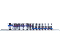 Набор торцевых головок 1/4", шестигранные, 4-14 мм, 13 предметов KING TONY 2513MR
