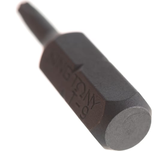 Бита 1/4", TORX с отверстием, T9, 25 мм KING TONY 102509U