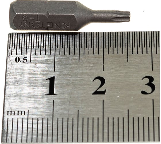Бита 1/4", TORX с отверстием, T9, 25 мм KING TONY 102509U