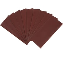 Шкурка шлифовальная в листах на бумажной основе, водостойкая, 115x280 мм, Р80, 10 шт ТУНДРА 7508088