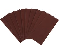 Шкурка шлифовальная в листах на бумажной основе, водостойкая, 115x280 мм, Р60, 10 шт ТУНДРА 7508087