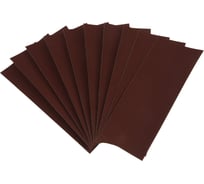 Шкурка шлифовальная в листах на бумажной основе, водостойкая, 115x280 мм, Р320, 10 шт ТУНДРА 7508094