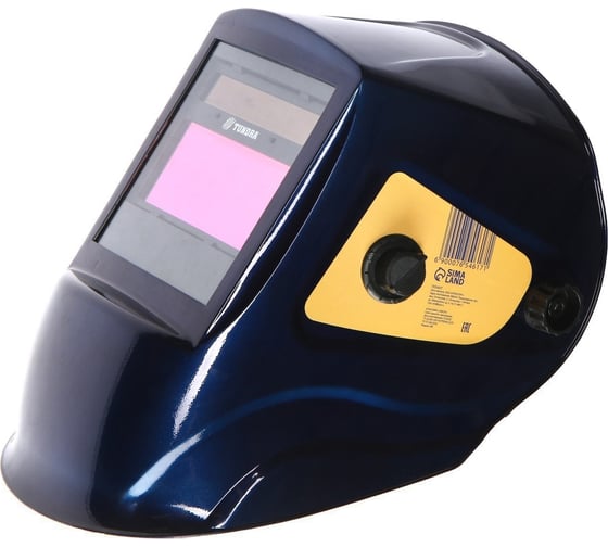 Маска сварщика Pro Ф8 REAL COLOR, хамелеон, 100x50 мм, DIN 4/9-13, двойной LCD дисплей ТУНДРА 7654617 1