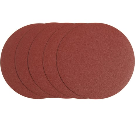 Круг абразивный шлифовальный под липучку 150 мм, Р120, 5 шт ТУНДРА 9422560