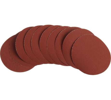 Круг абразивный шлифовальный под липучку 125 мм, Р600, 10 шт ТУНДРА 9422583