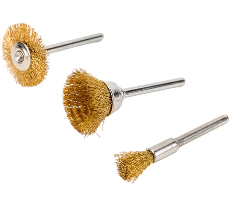 Латунированные корщетки набор 3 шт Gigant GBBB3