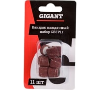 Наждачный бандаж 11 шт, 12.7x12.8 мм Gigant GBEP11
